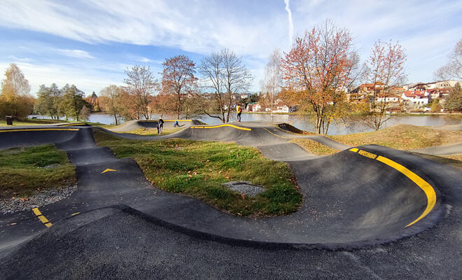 Der Pumptrack-Spielplatz  – volle Spaßgarantie für Kinder auf dem Rad 