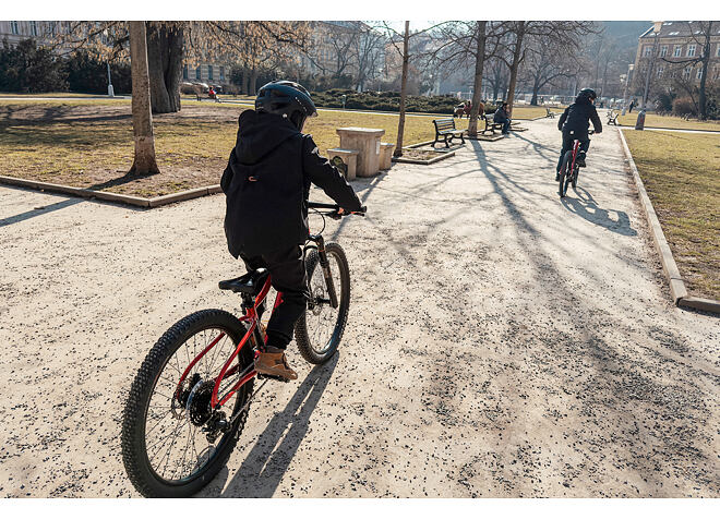 Dětské horské kolo Rascal Wild 27 červené